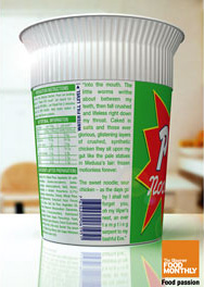 Observer food 3D illustration